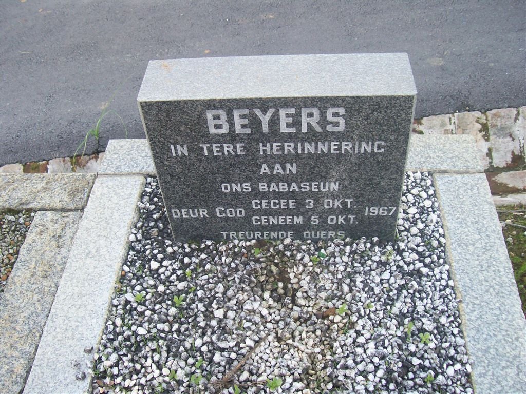 BEYERS 1967-1967