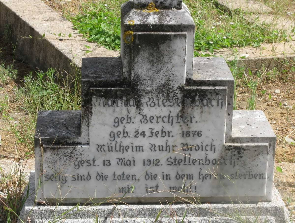 BIESENBACH Maria nee BERCHTER 1876-1912