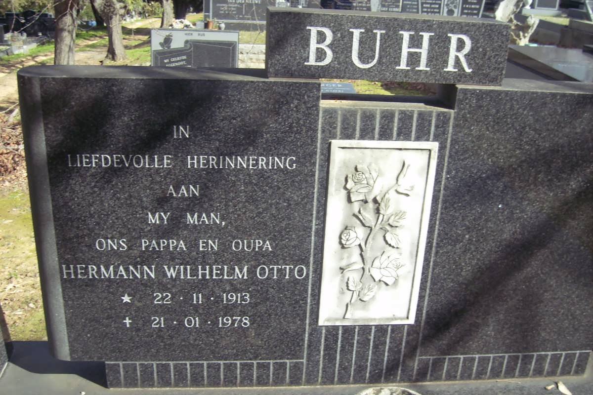 BUHR Hermann Wilhelm Otto 1913-1978