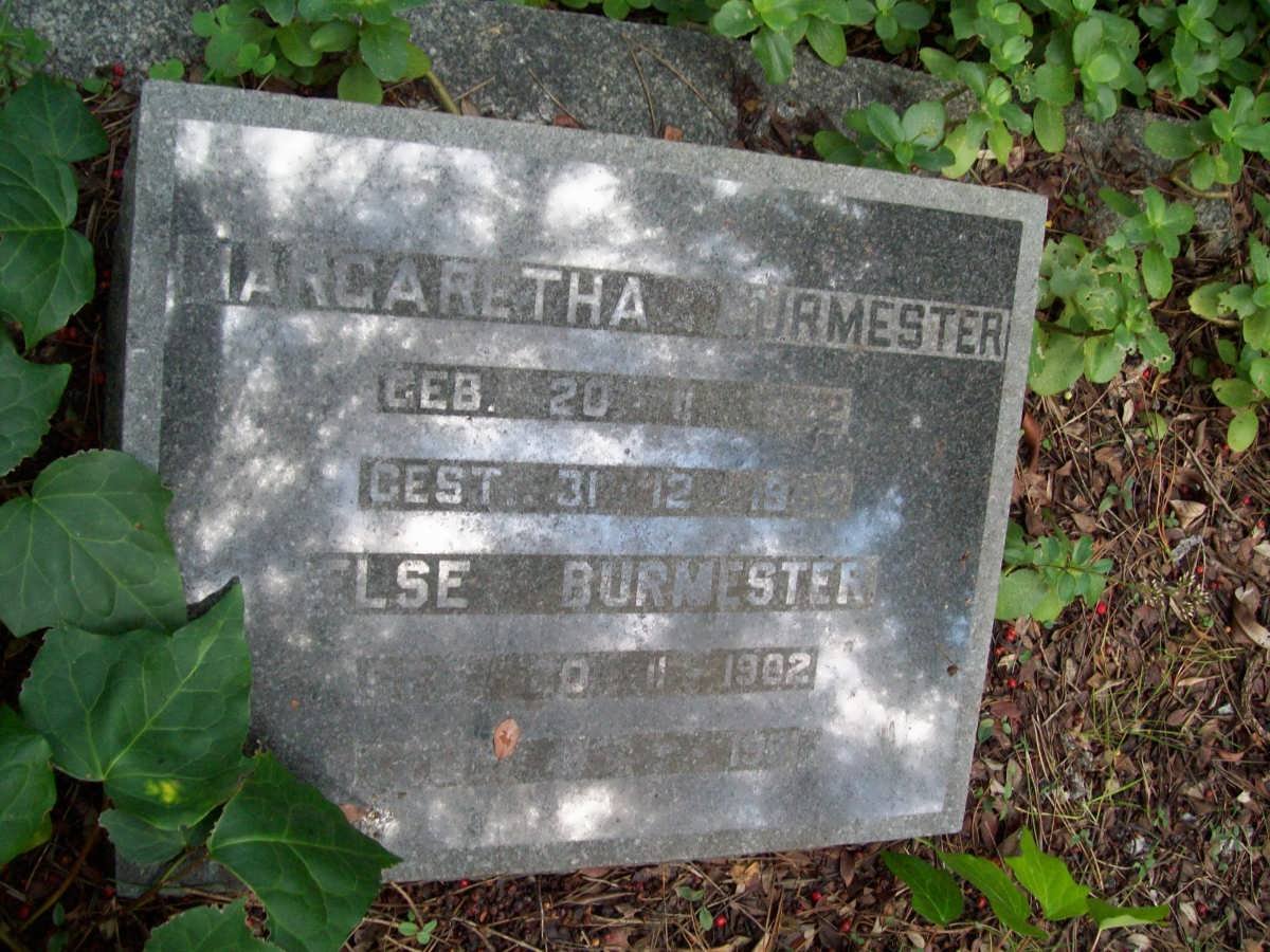 BURMESTER Margaretha 1902-1982 :: BURMESTER Else 1902-1911