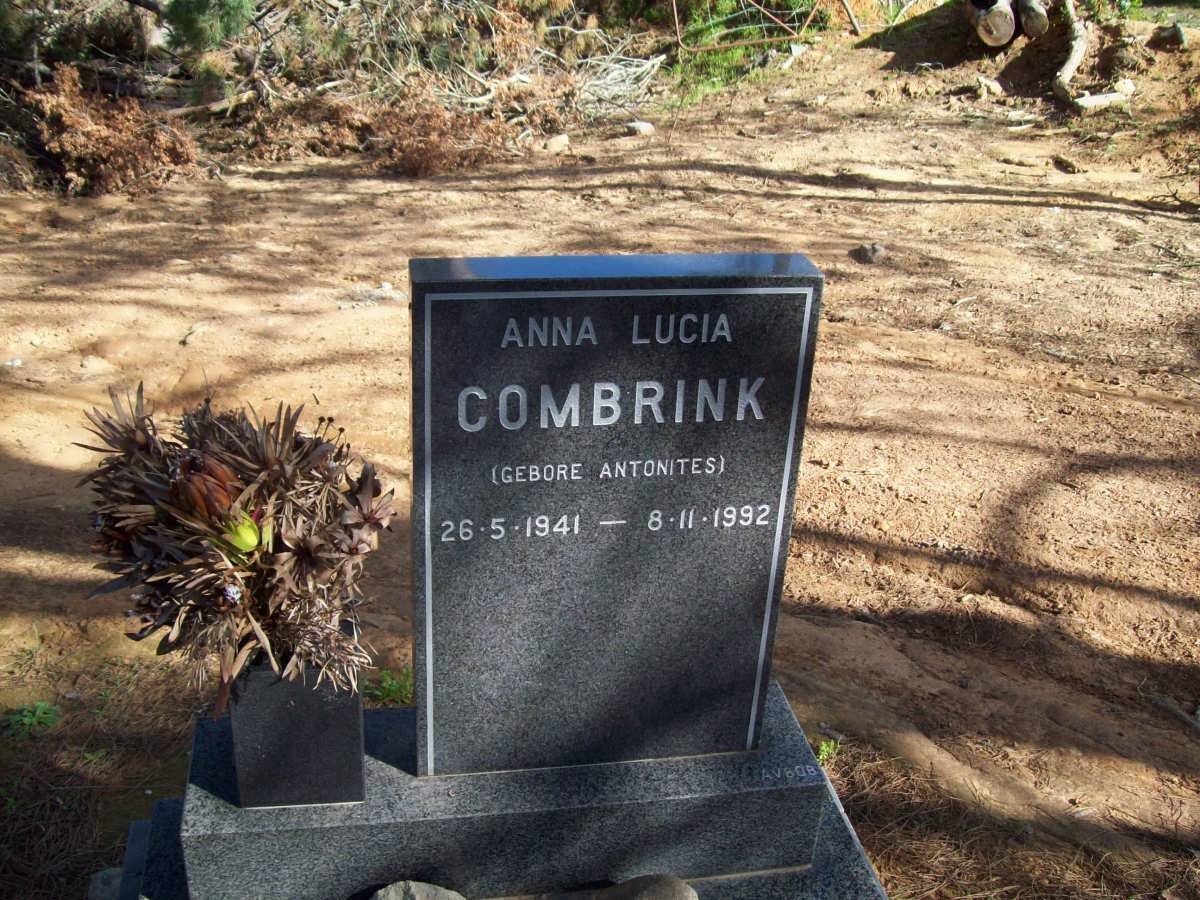 COMBRINK Anna Lucia 1941-1992