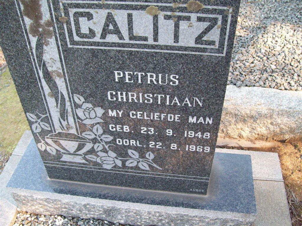 CALITZ Petrus Christiaan 1948-1969