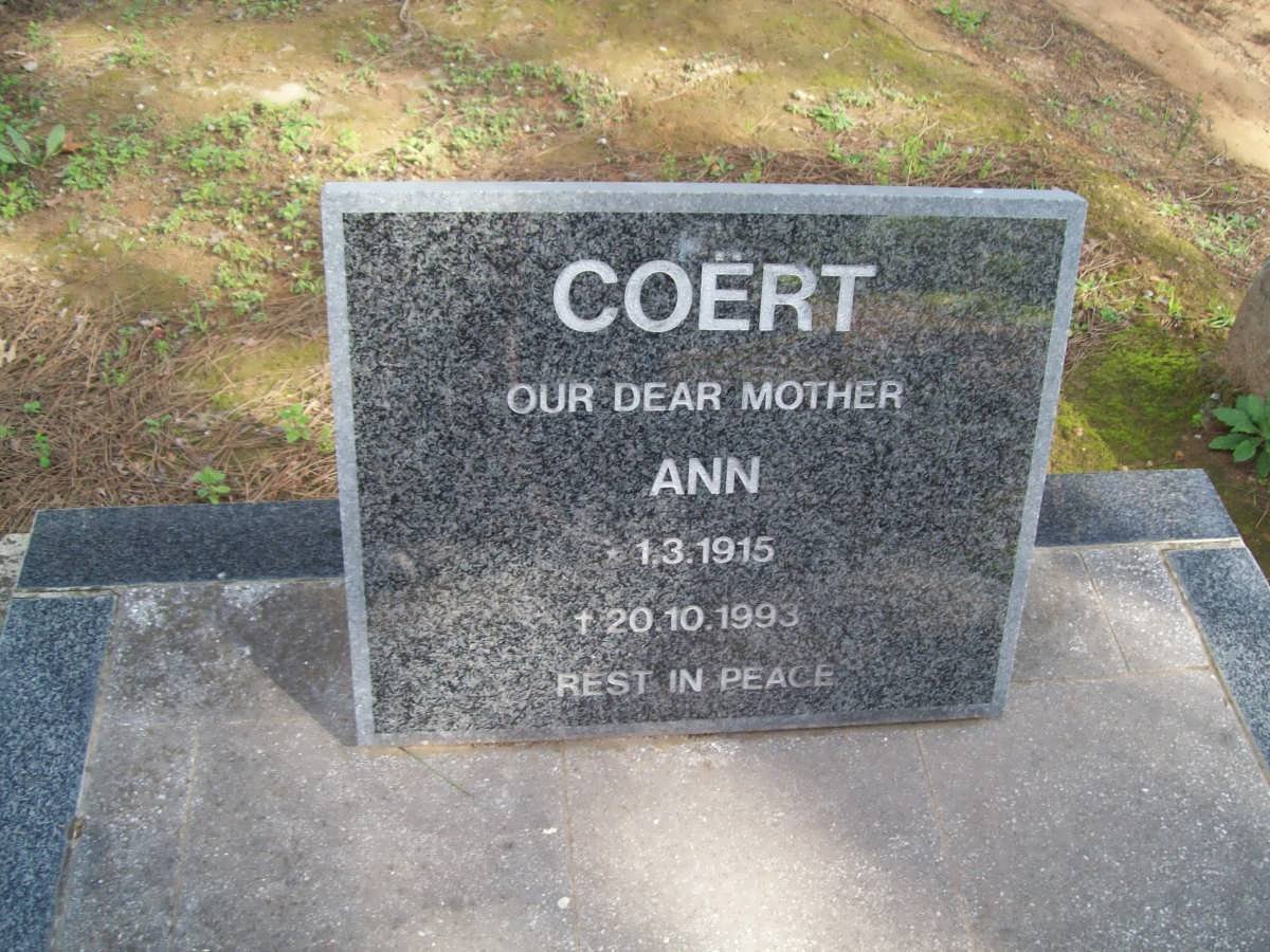 COERT Ann 1915-1993