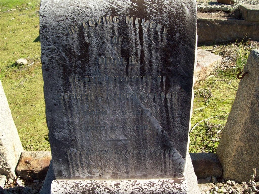 COLSON Odalie 1917-1918