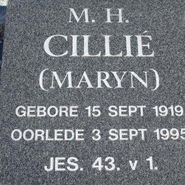 CILLIE M.H. 1919-1995