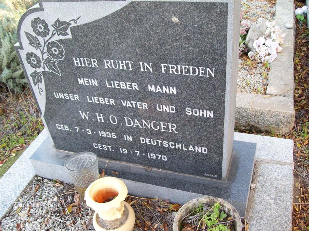 DANGER W.H.O. 1935-1970