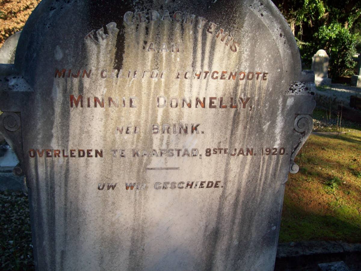 DONNELLY Minnie nee BRINK -1920