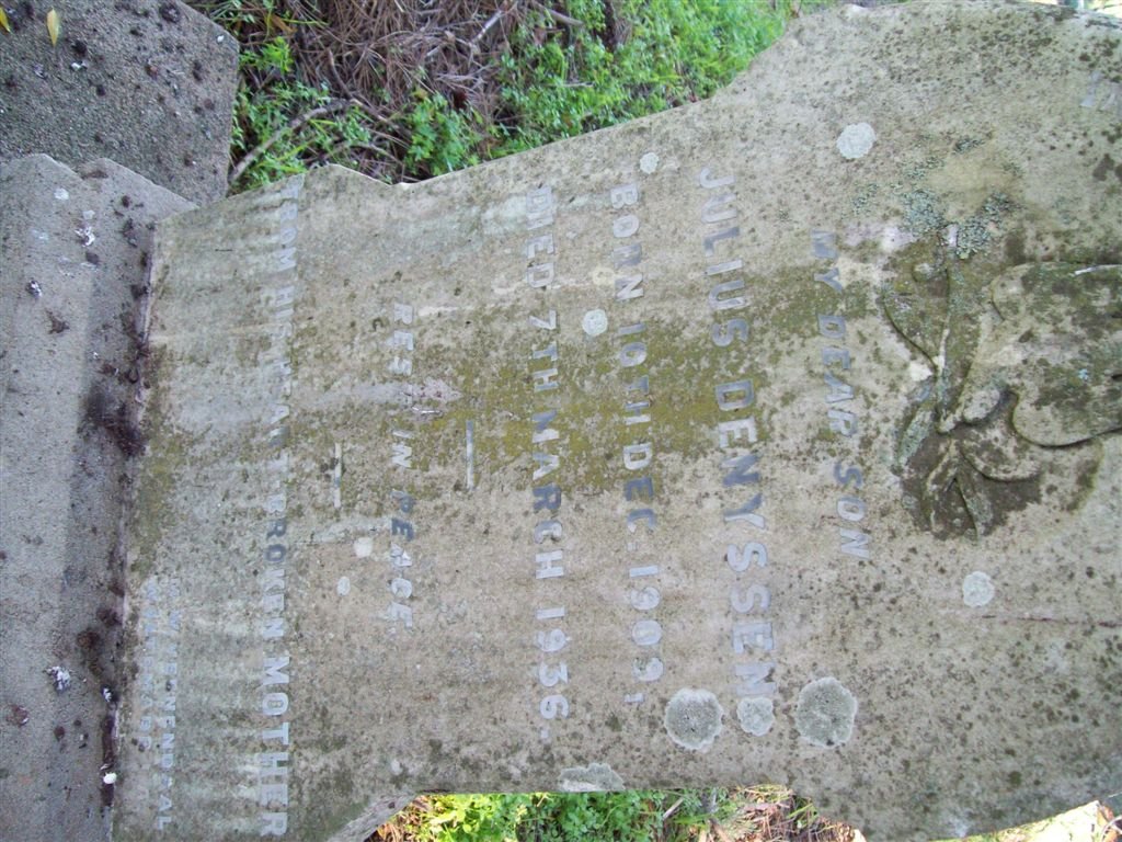 DENYSSEN Julius 1909-1936
