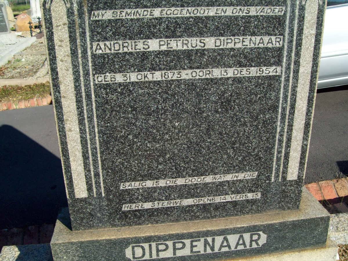 DIPPENAAR Andries Petrus 1873-1954