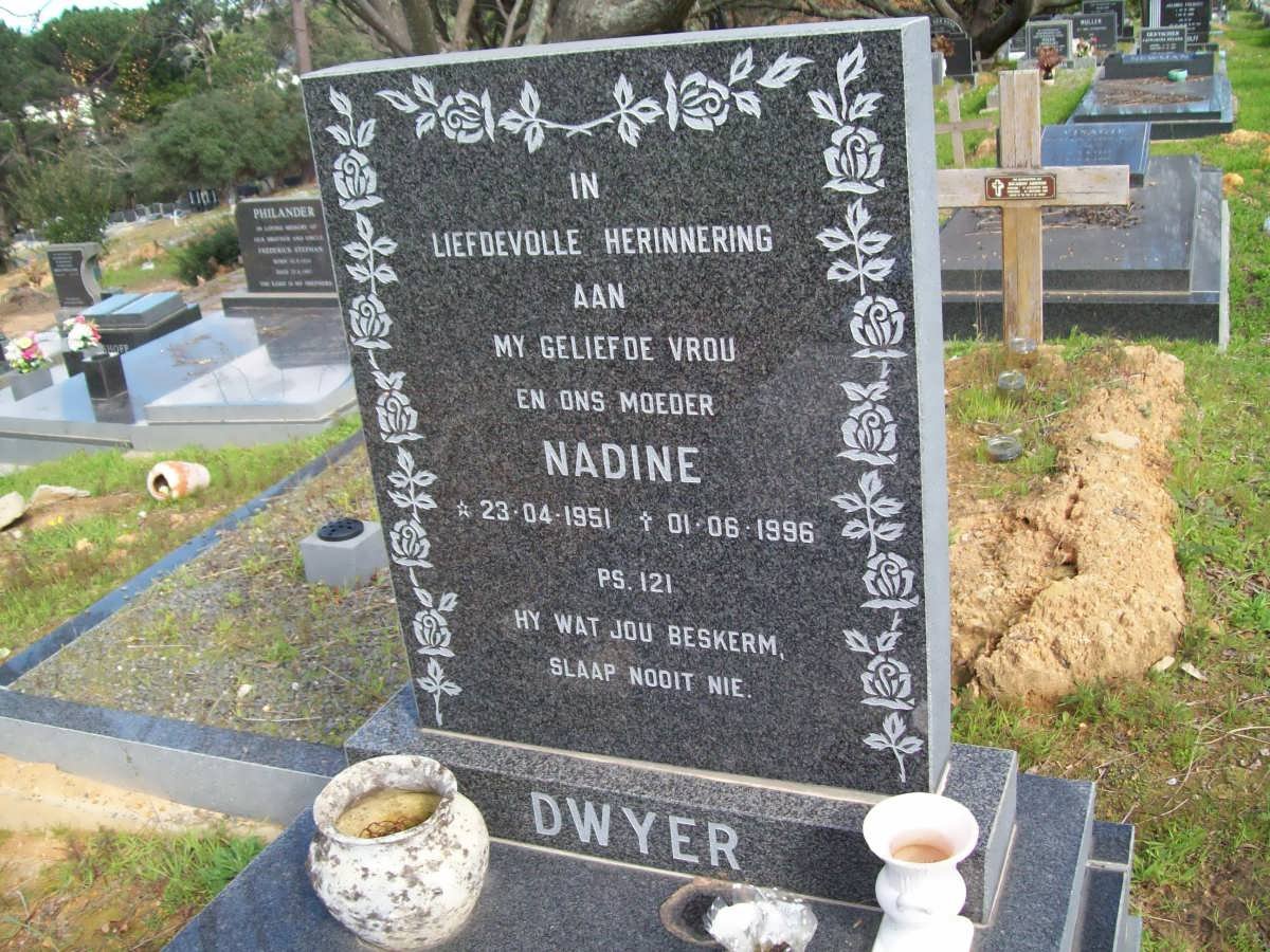 DWYER Nadine 1951-1996