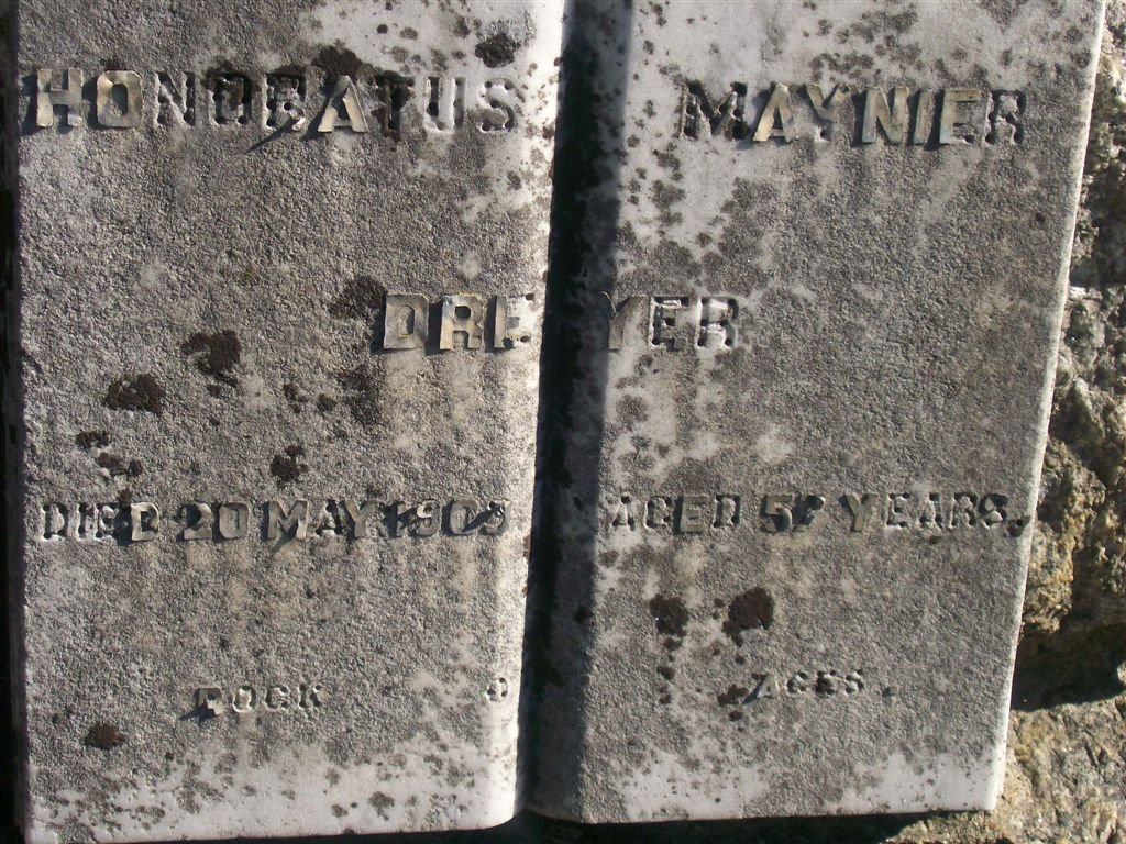 DREYER Honoratus Maynier -1903
