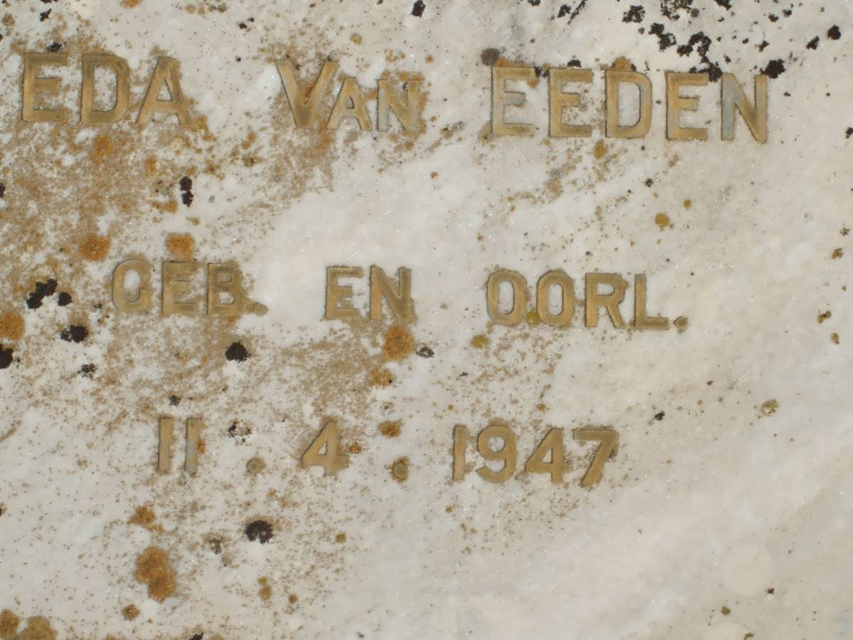 EEDEN Eda, van 1947-1947