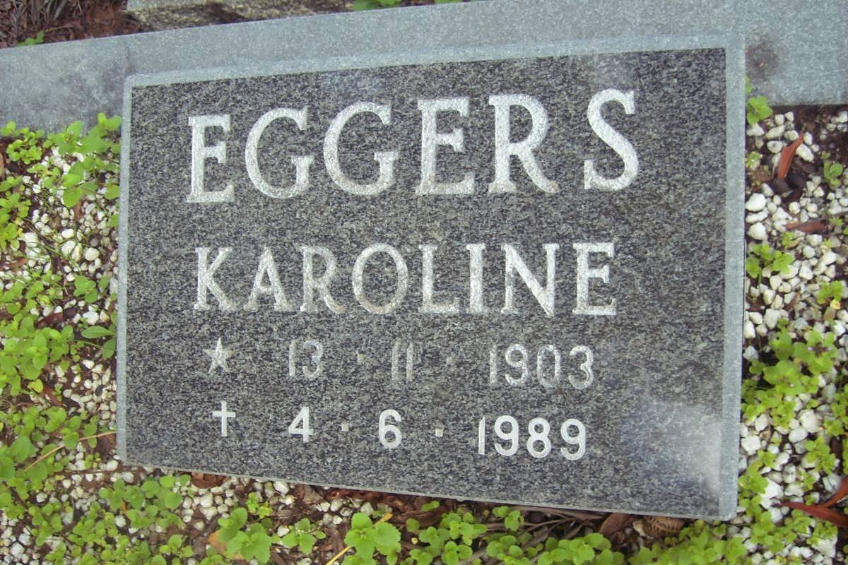 EGGERS Karoline 1903-1989