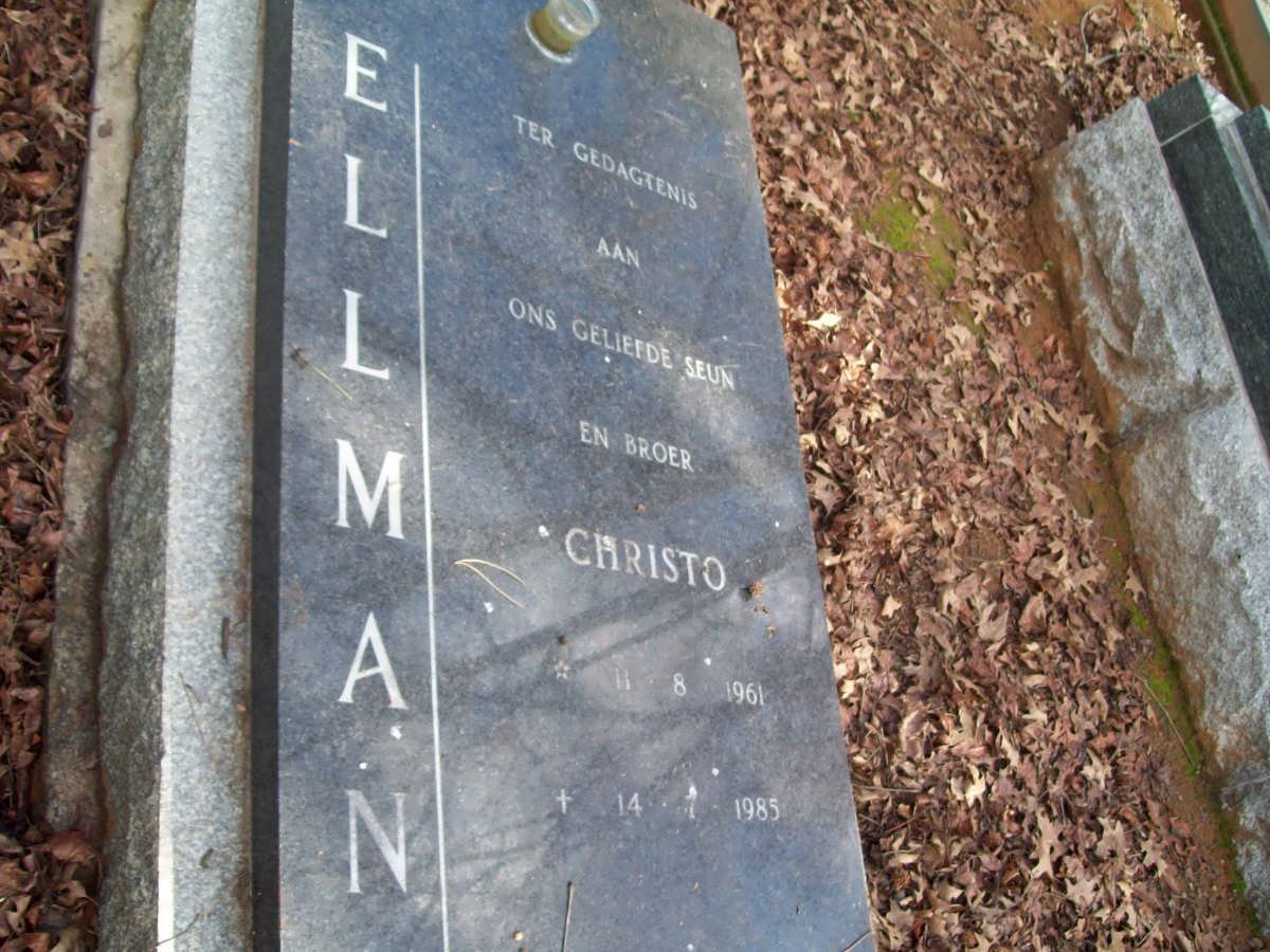 ELLMAN Christo 1961-1985