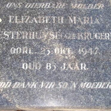 ESTERHUYSE Elizabeth Maria nee KRUGER -1947