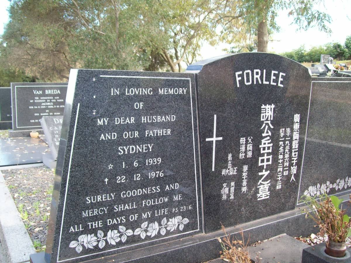 FORLEE Sydney 1939-1976