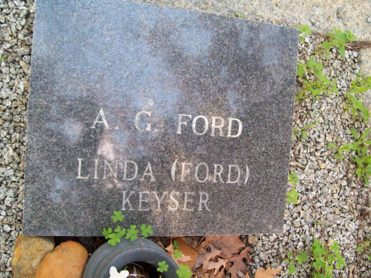 FORD  A.G. :: KEYSER Linda nee FORD