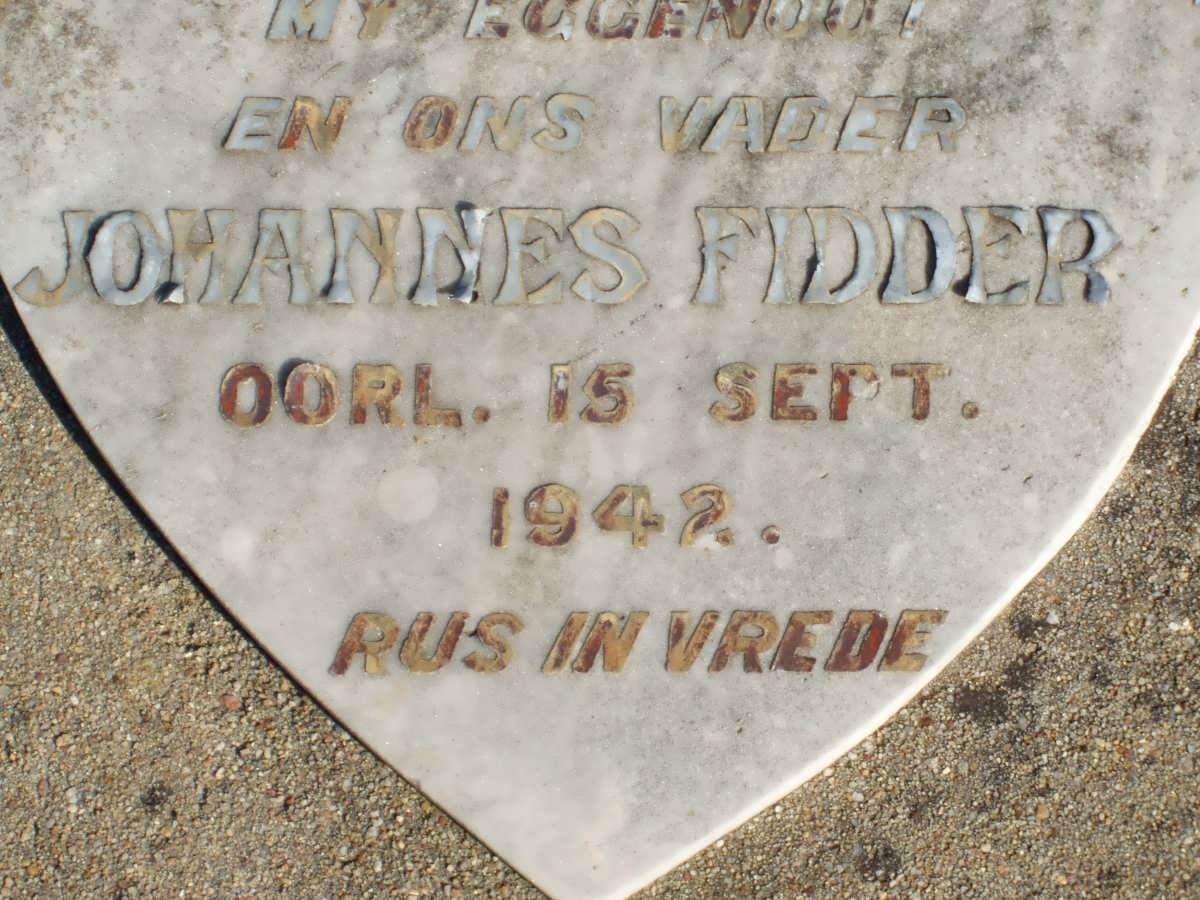 FIDDER Johannes -1942