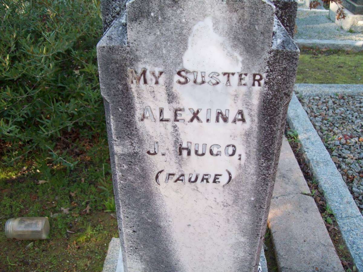 FAURE Pieter H. &amp; Angelique M. BAMBERGER :: FAURE Jacobus C. :: FAURE Pieter H. :: HUGO Alexina J. nee FAURE