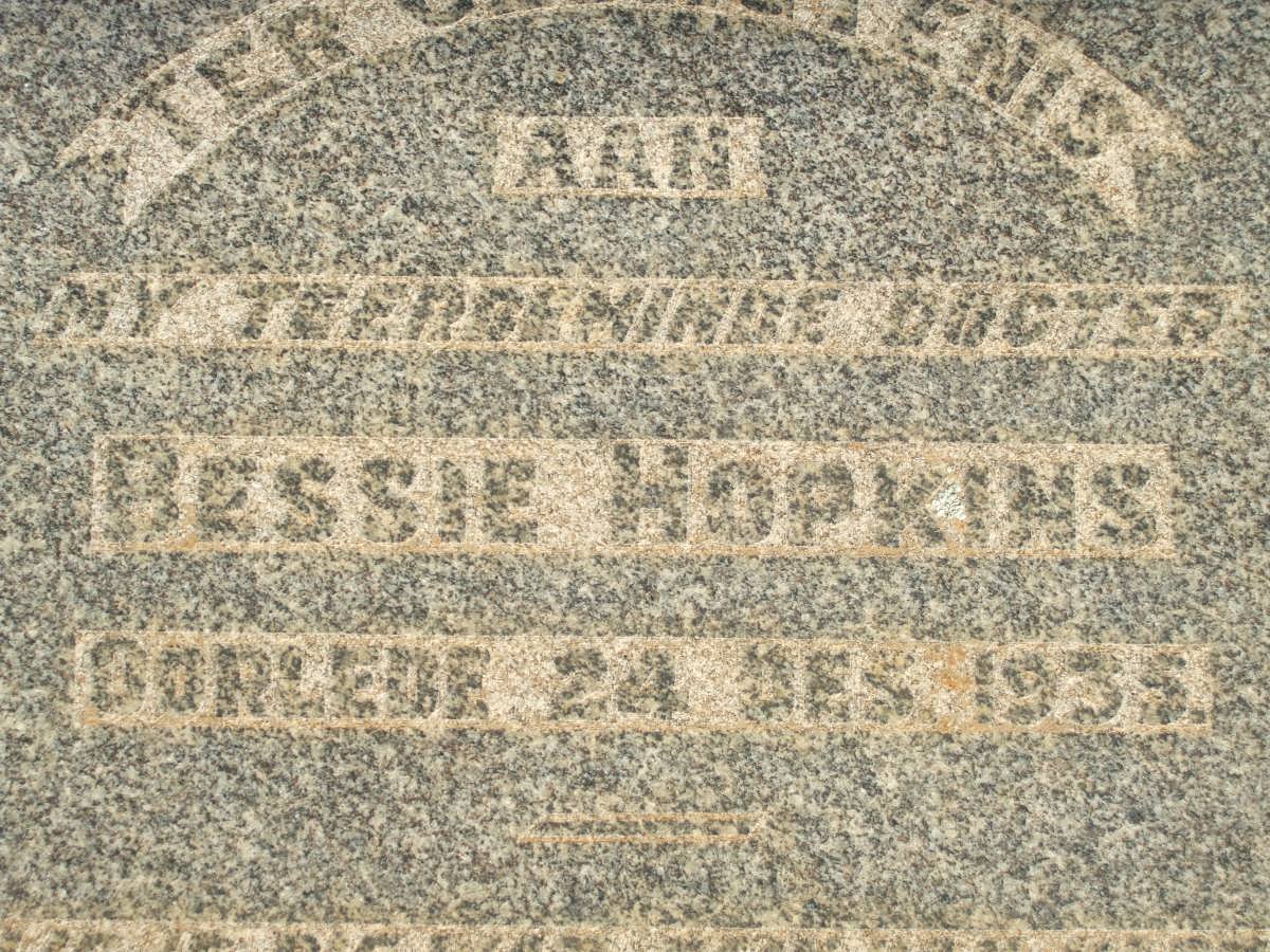 HOPKINS Bessie -1935