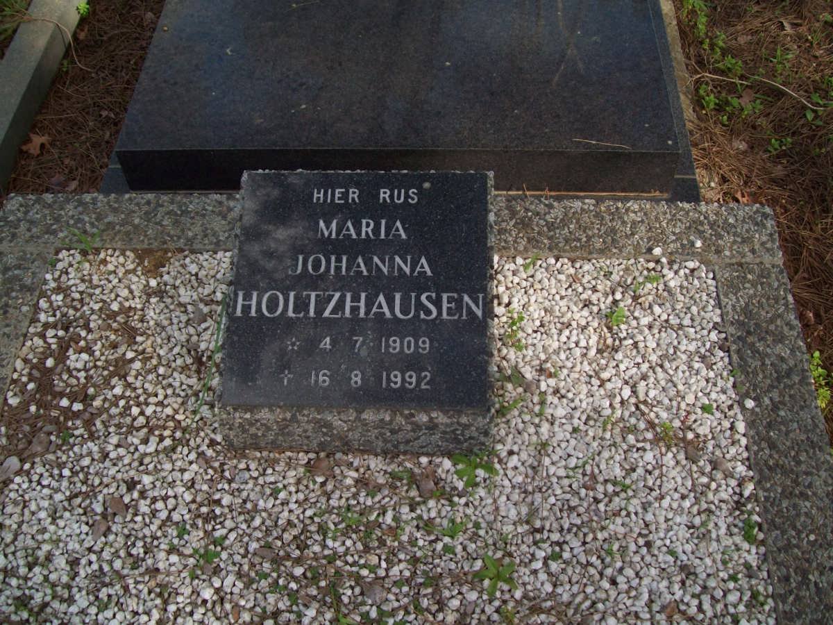 HOLTZHAUSEN Maria Johanna 1909-1992