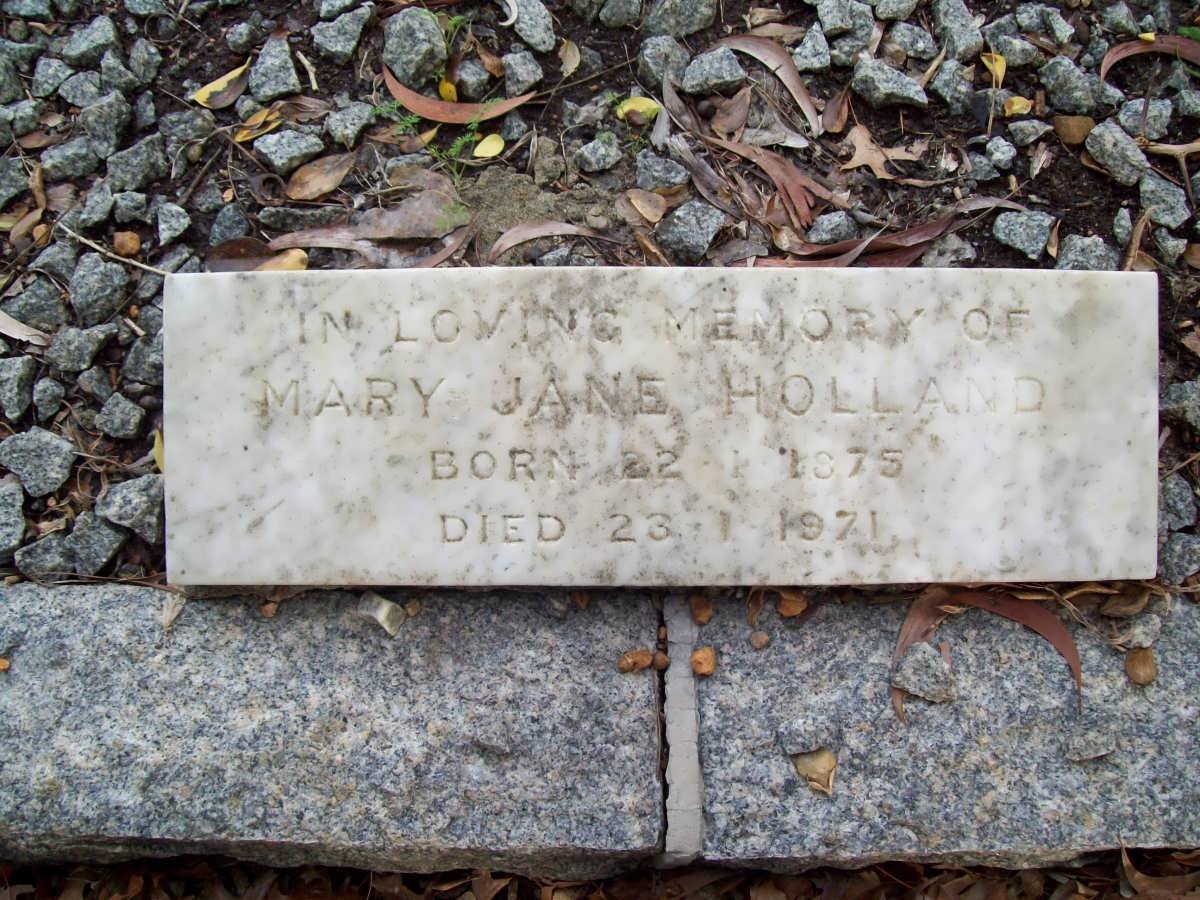 HOLLAND Mary Jane 1875-1971