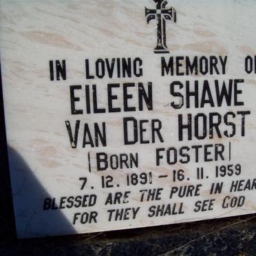 HORST Alexander Wilhelm, van der 1942 &amp; Eileen Shawe FOSTER 1891-1959