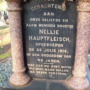 HAUPTFLEISCH A.S. 1840-1911 &amp; A.J. BOSMAN 1848-1928 :: HAUPTFLEISCH Nellie -1916