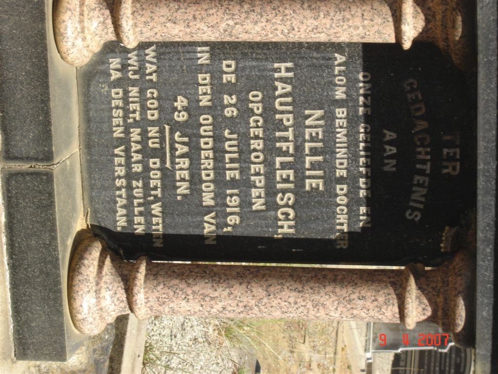 HAUPTFLEISCH Nellie -1916