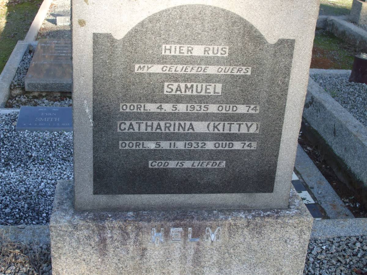 HELM Samuel -1935 &amp; Catharina -1932