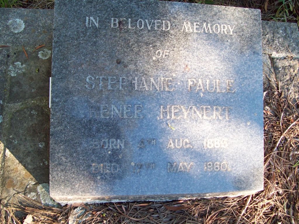 HEYNERT Stephanie Paule Renee 188n-1960