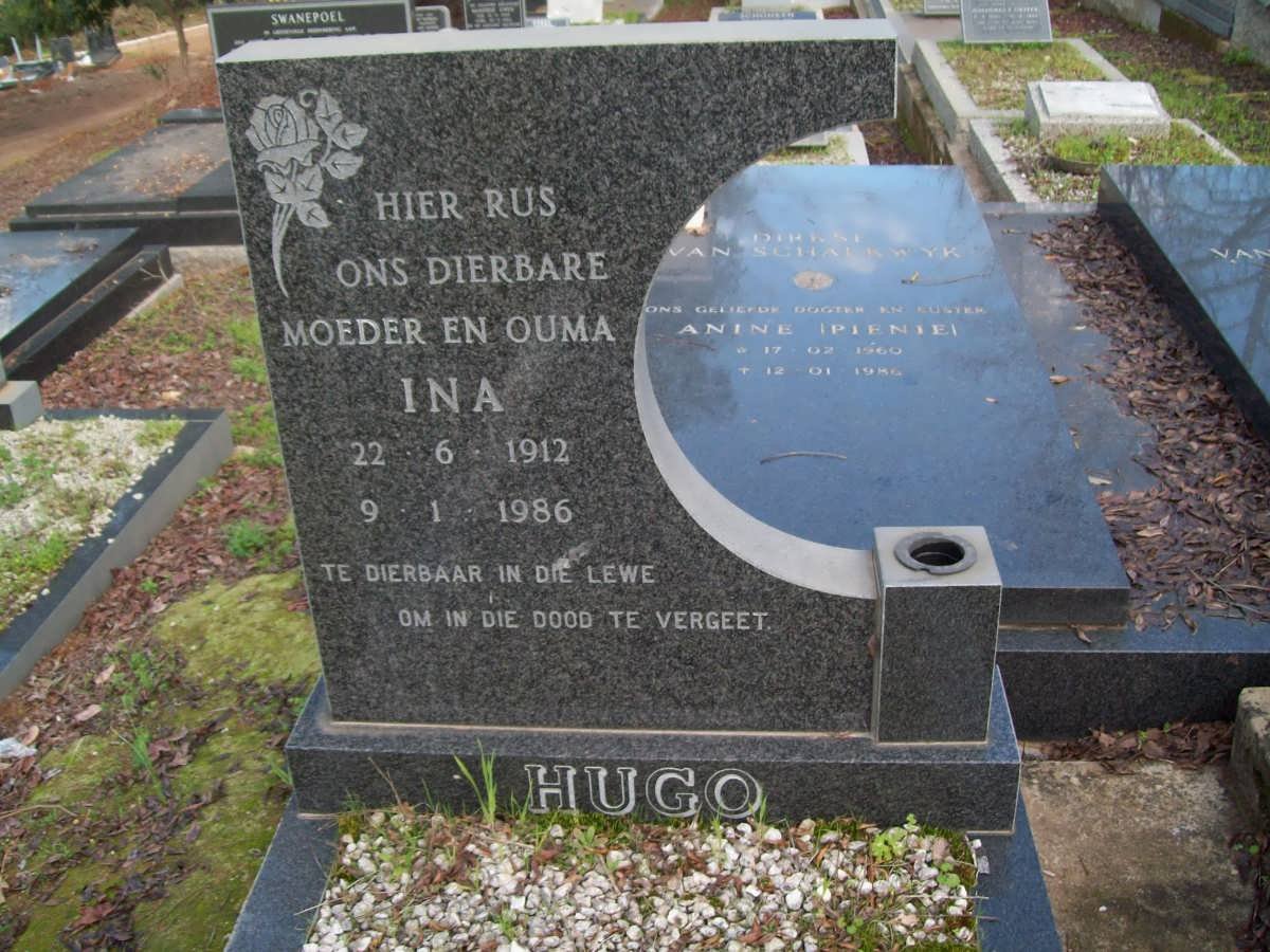 HUGO Ina 1912-1986