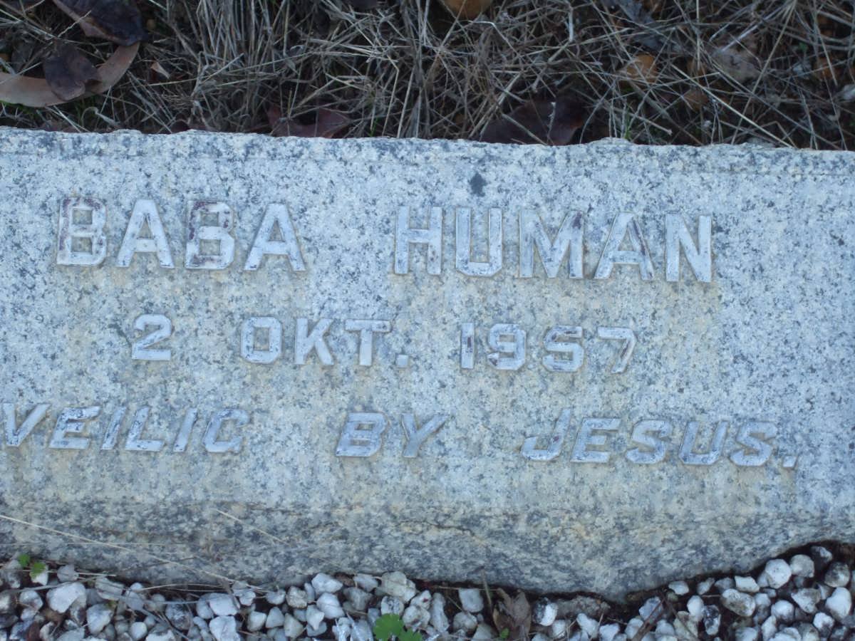 HUMAN Baba -1957
