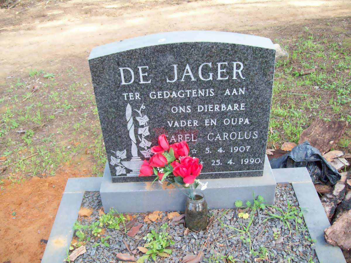 JAGER Sarel Carolus, de 1907-1990