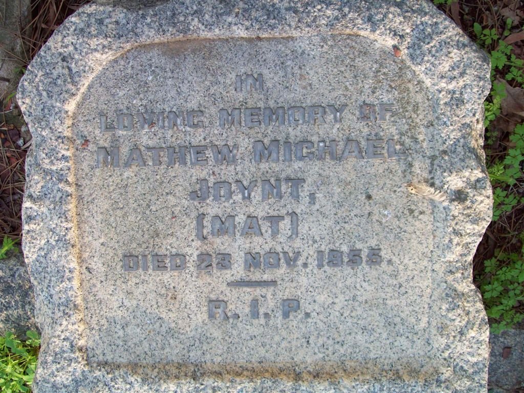 JOYNT Mathew Michael -1955
