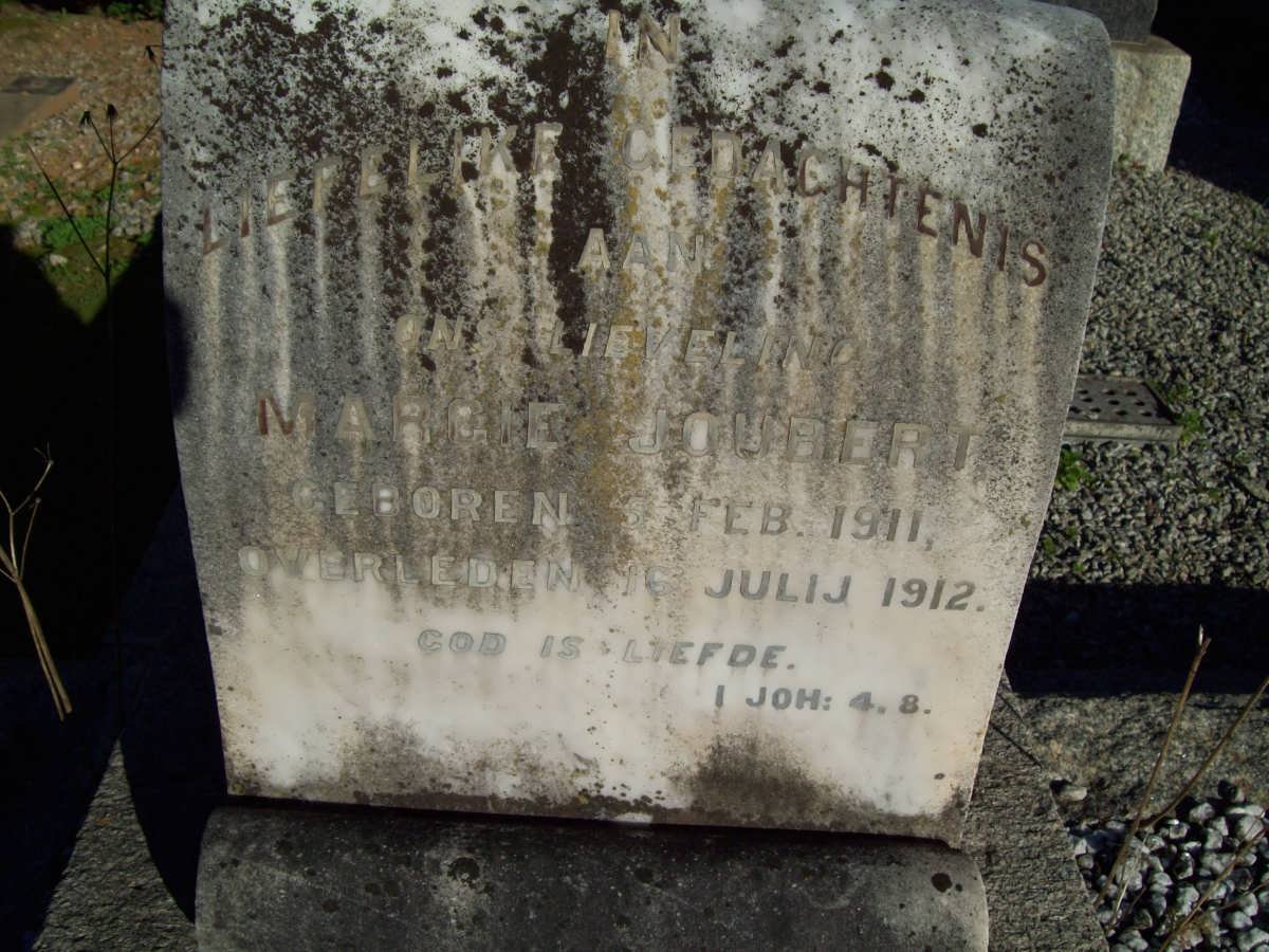 JOUBERT Margie 1911-1912