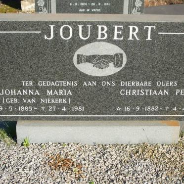 JOUBERT Christiaan Petrus 1882-1942 &amp; Johanna Maria VAN NIEKERK 1885-1981