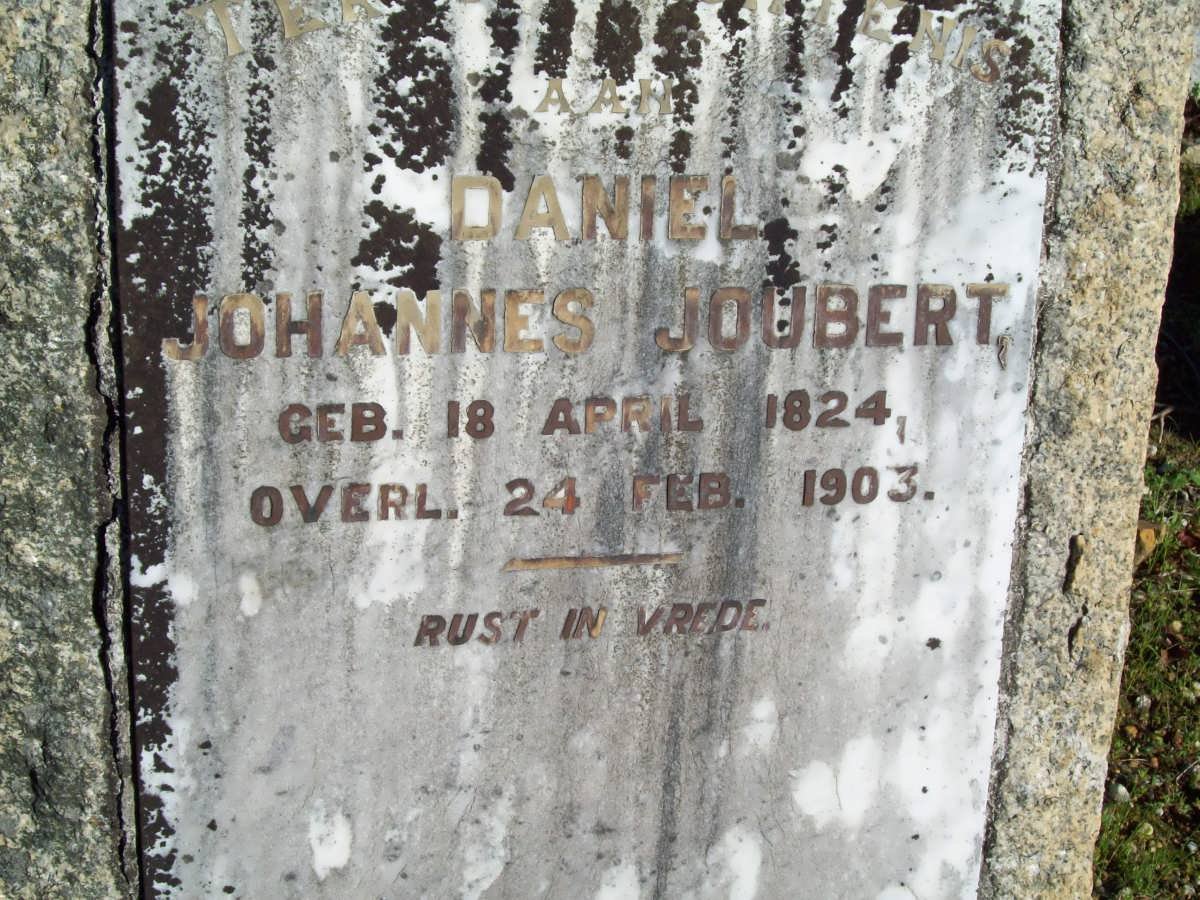 JOUBERT Daniel Johannes 1824-1903