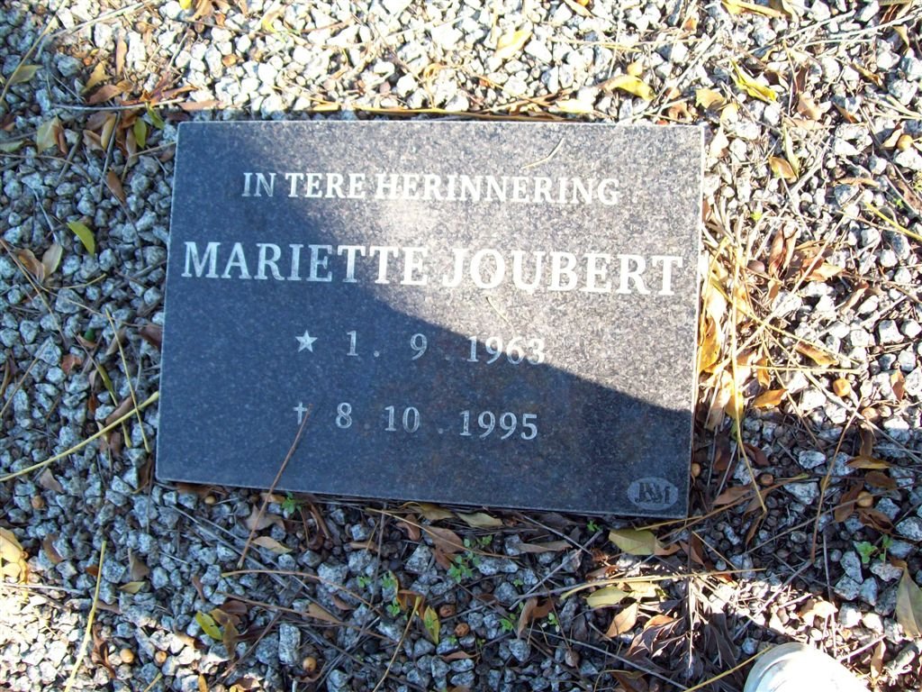 JOUBERT Mariette 1963-1995