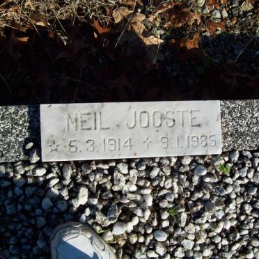 JOOSTE Neil 1914-1985