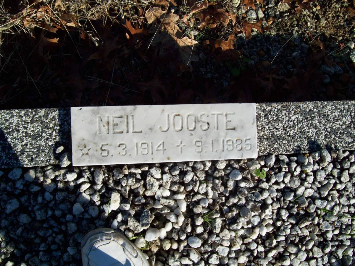 JOOSTE Neil 1914-1985