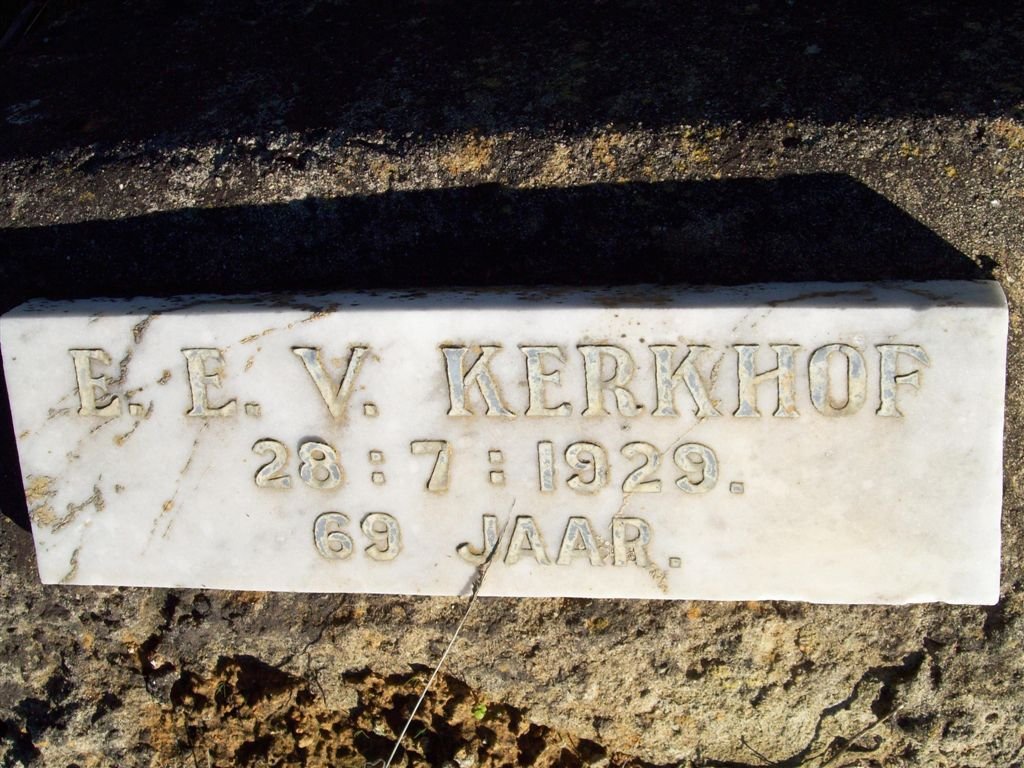 KERKHOF E.E., v.  -1929