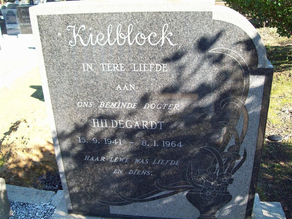 KIELBLOCK Hildegardt 1941-1964
