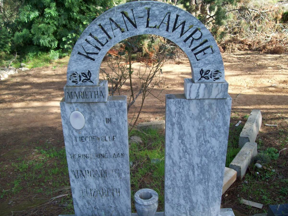 KILIAN-LAWRIE Margaretha Elizabeth 1957-1991