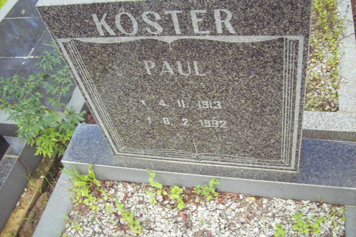 KOSTER Paul 1913-1992