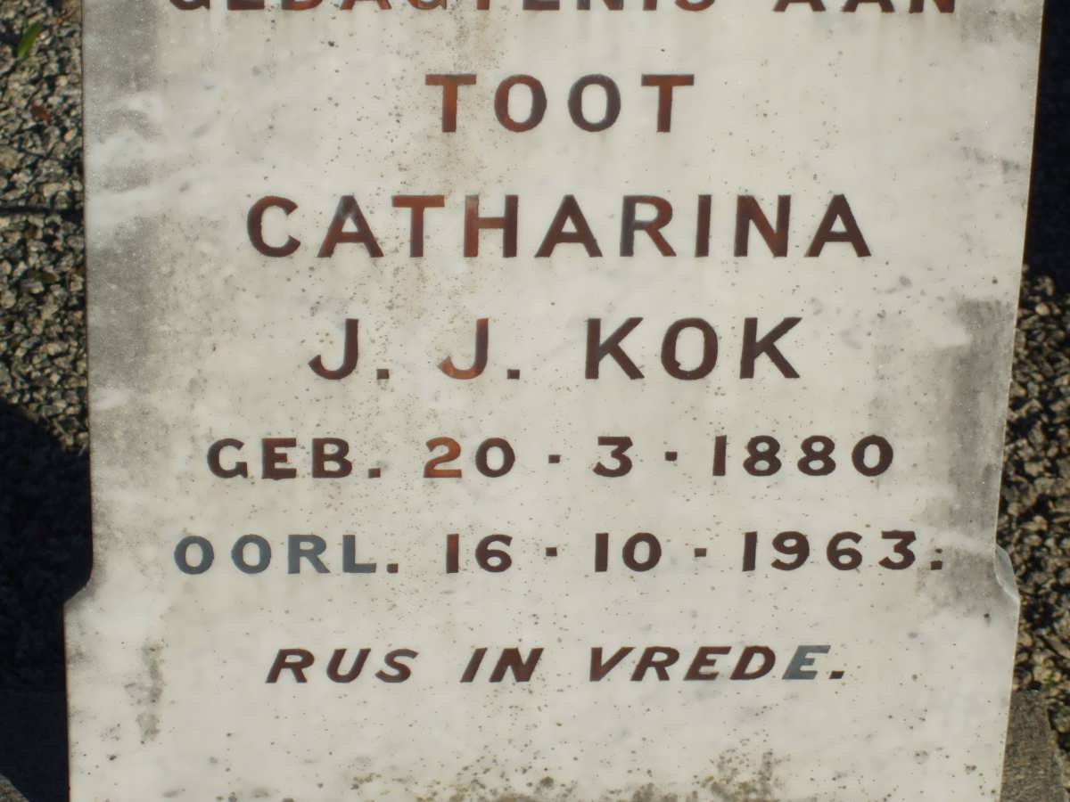 KOK Catharina J.J. 1880-1963