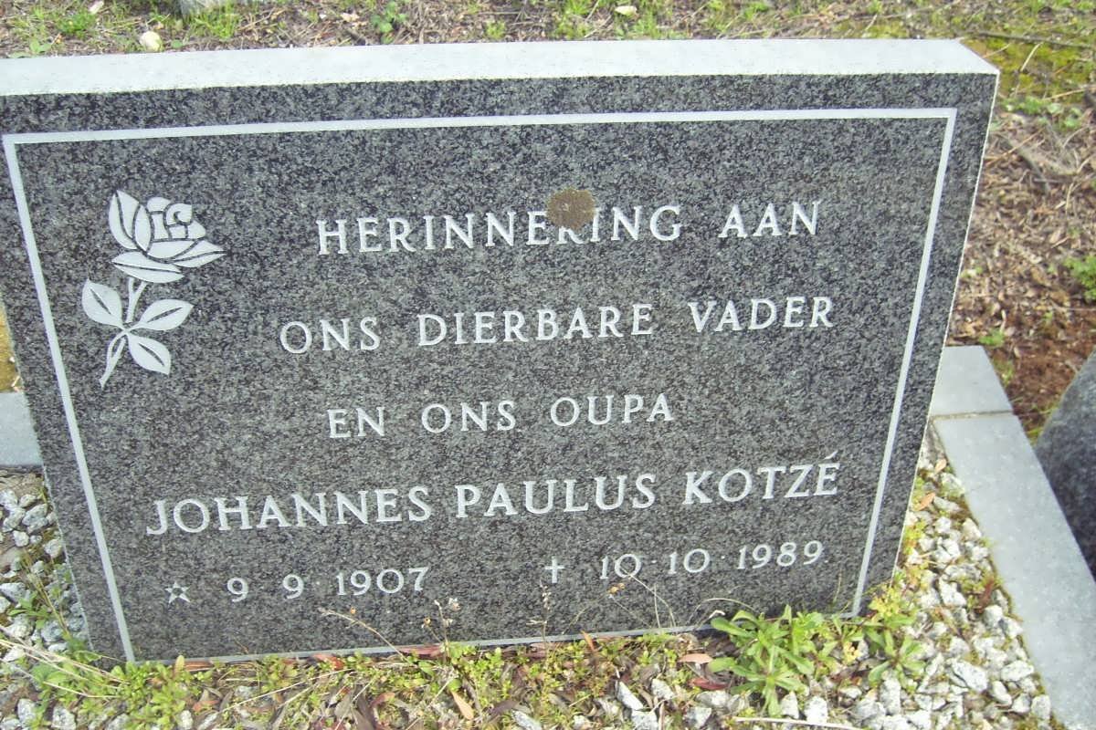 KOTZE Johannes Paulus 1907-1989