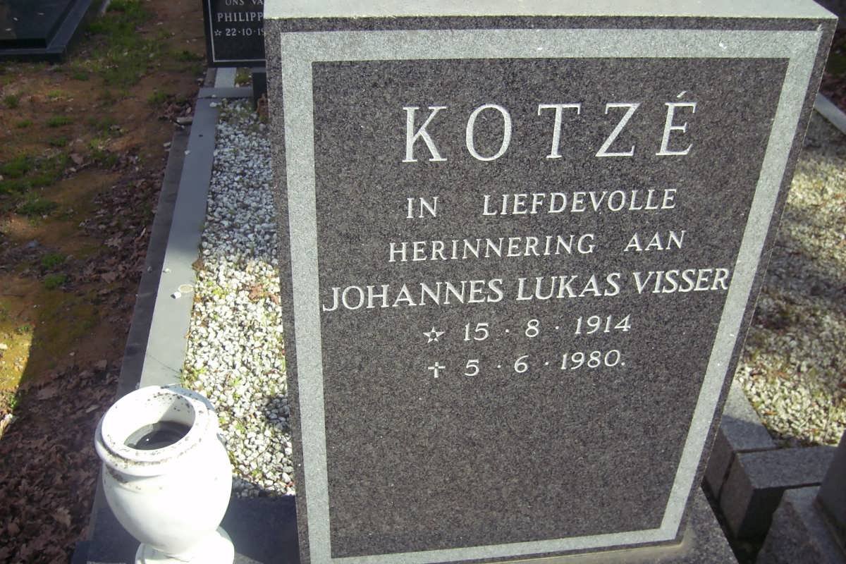 KOTZE Johannes Lukas Visser 1914-1980