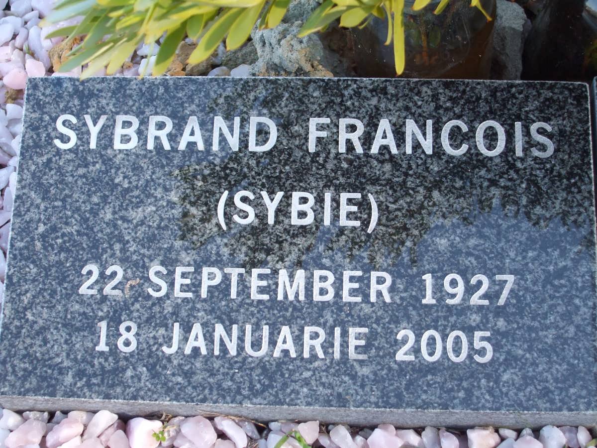 KOCK Sybrand Francois, de 1927-2005