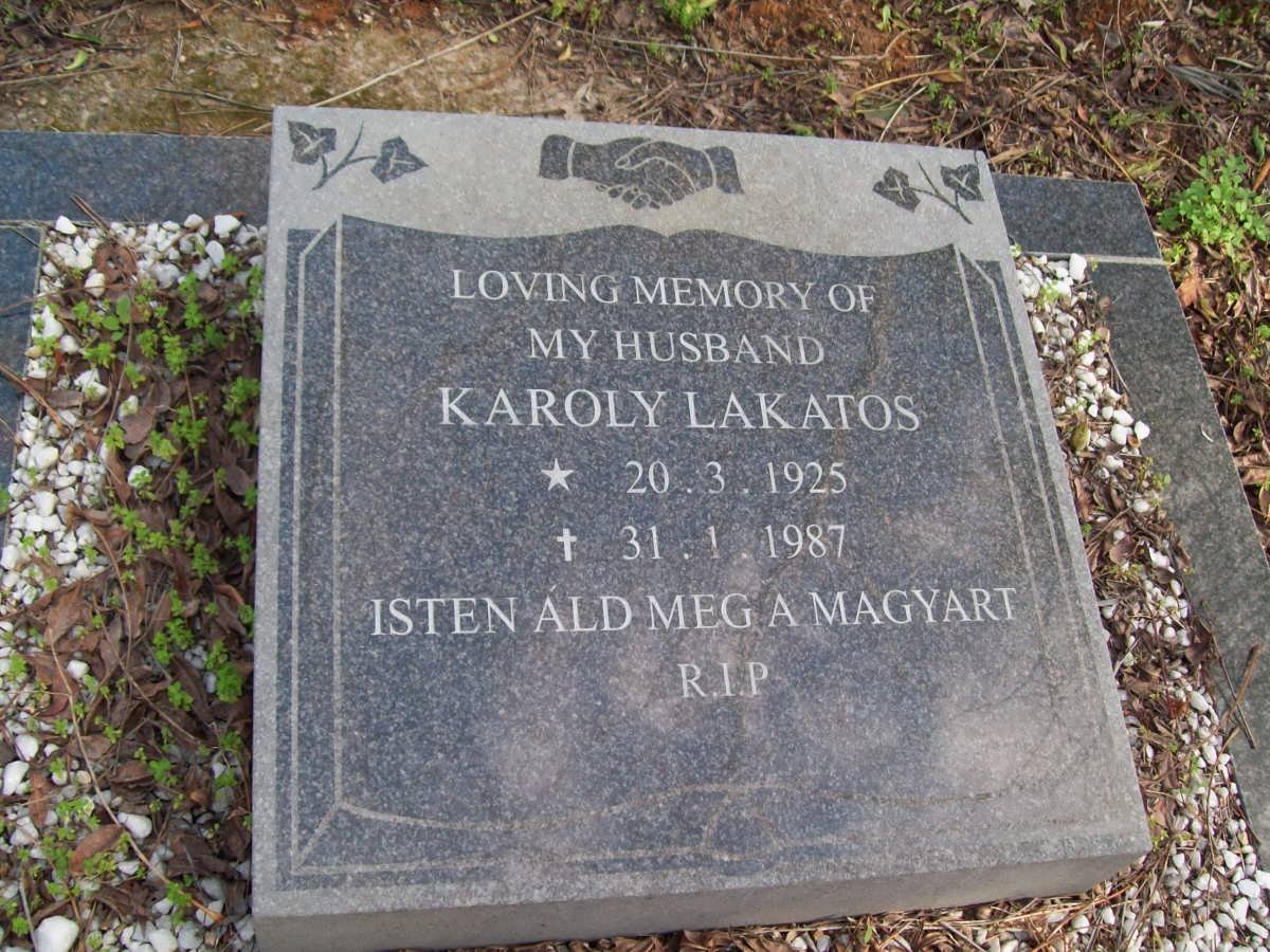 LAKATOS Karoly 1925-1987
